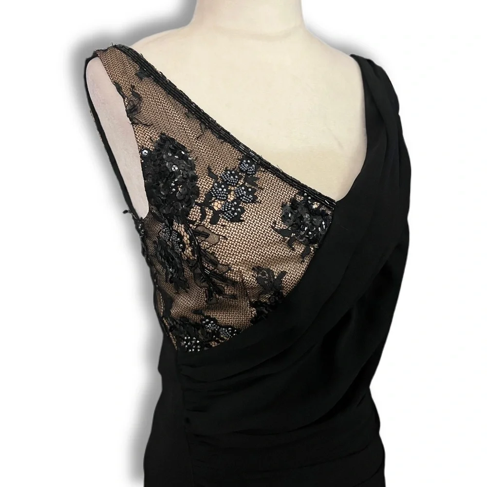 Kate Moss x TopShop Beaded Black Cocktail Dress - Picture 3 of 6